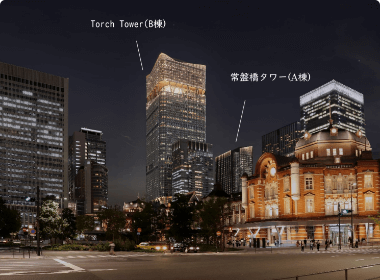 TOKYO TORCH（東京都千代田区：建設中）